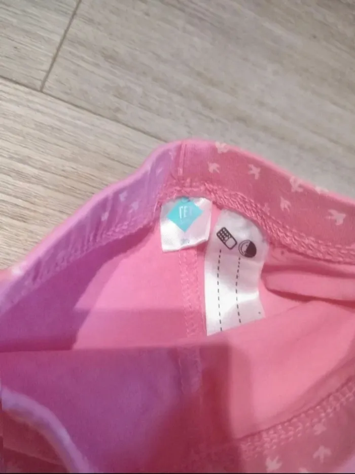 Lot de 2 legging rose 3 mois - photo numéro 2