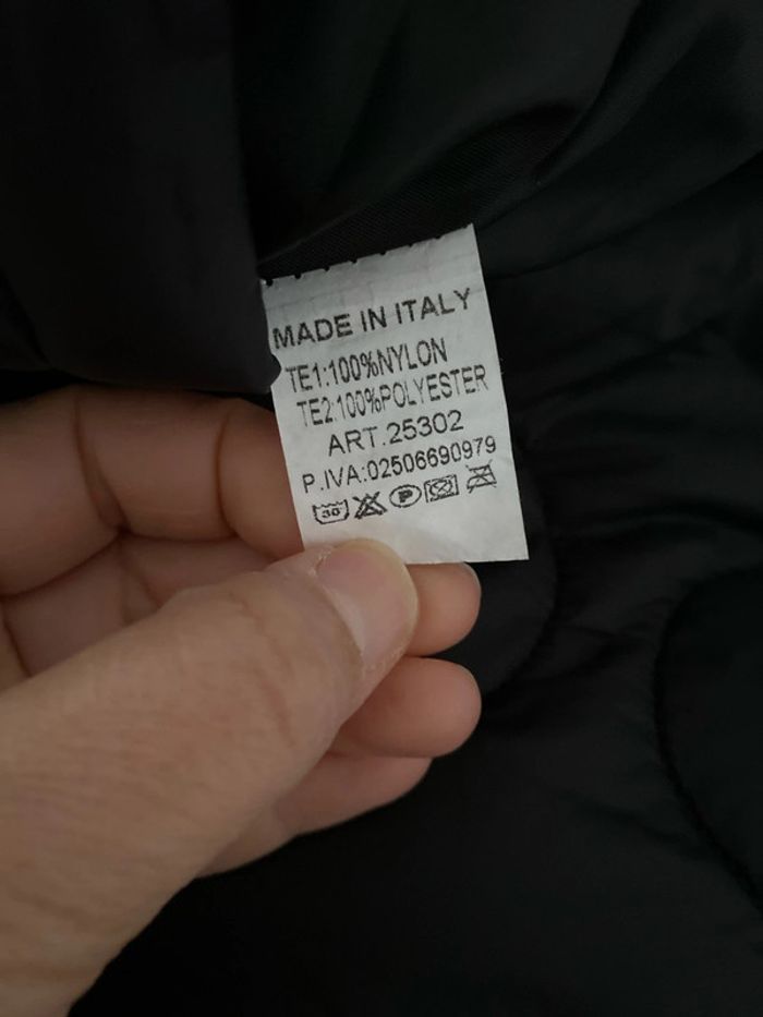 Veste  Courte Matelassée Noire Avec Un Grand Col Fausse Fourrure Taille Unique - photo numéro 9