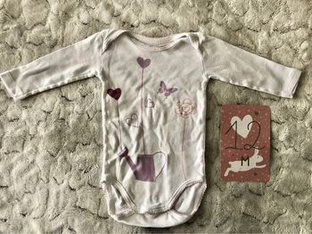 Body manches longues 12 mois pommette