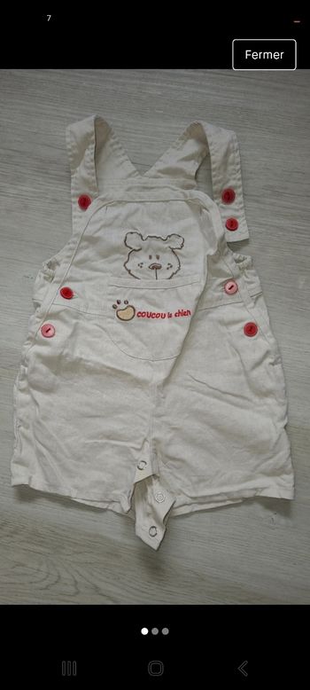 Salopette garçon 3 mois