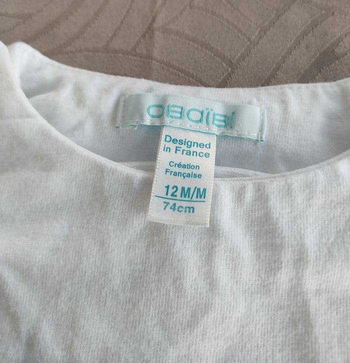 Lot de 3 Tee-shirt manches longues col Claudine - photo numéro 8
