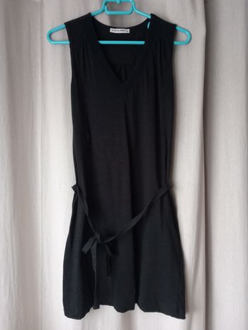 Robe noire taille 38 coton du monde
