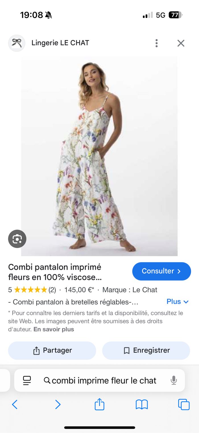Combi imprimé à fleurs - photo numéro 4