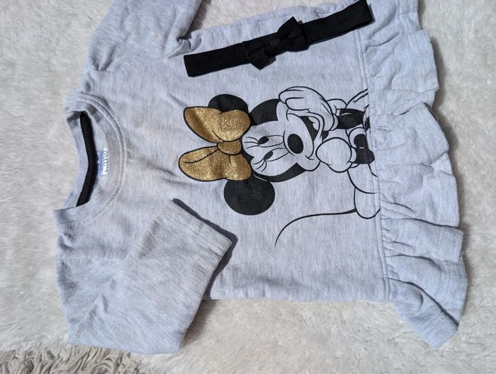 Robe Minnie 6-12 mois+ bandeau - photo numéro 2