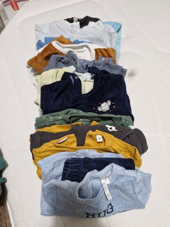 Lot de 9 grenouillères