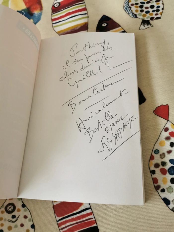 Trait d'union nouvelles dédicacé - photo numéro 3