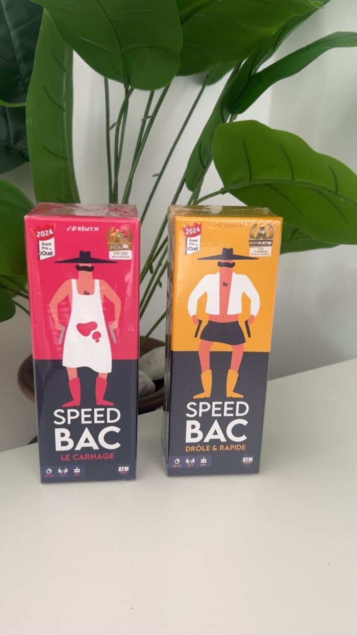 Lots de 2 speed bac