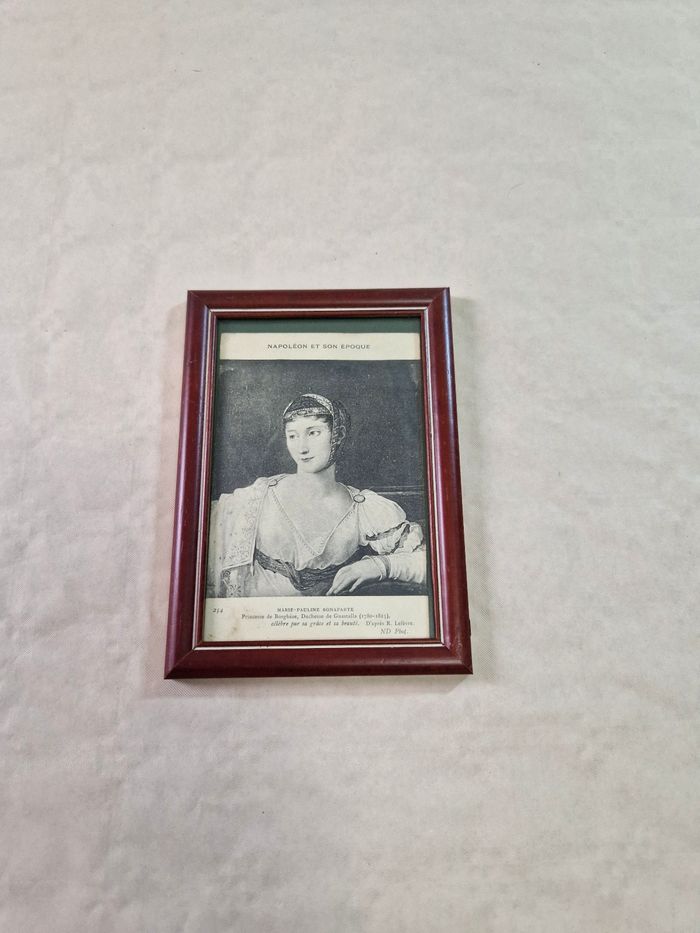 Ancienne carte postale  ,  Napoléon et son époque  , Marie Pauline Bonaparte - photo numéro 4