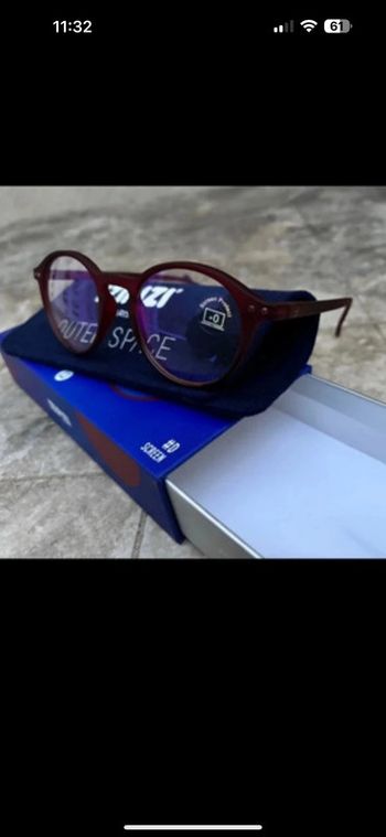Lunettes Izipizi neuves – Modèle bordeaux