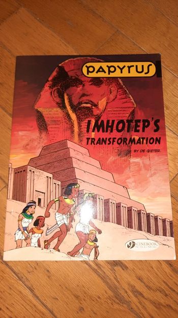 Bande dessinée Papyrus anglais