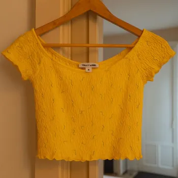 Top court jaune smockéTally Weijl - Taille M