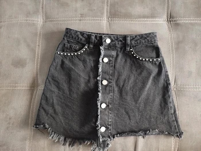 Jupe jean noir - 36