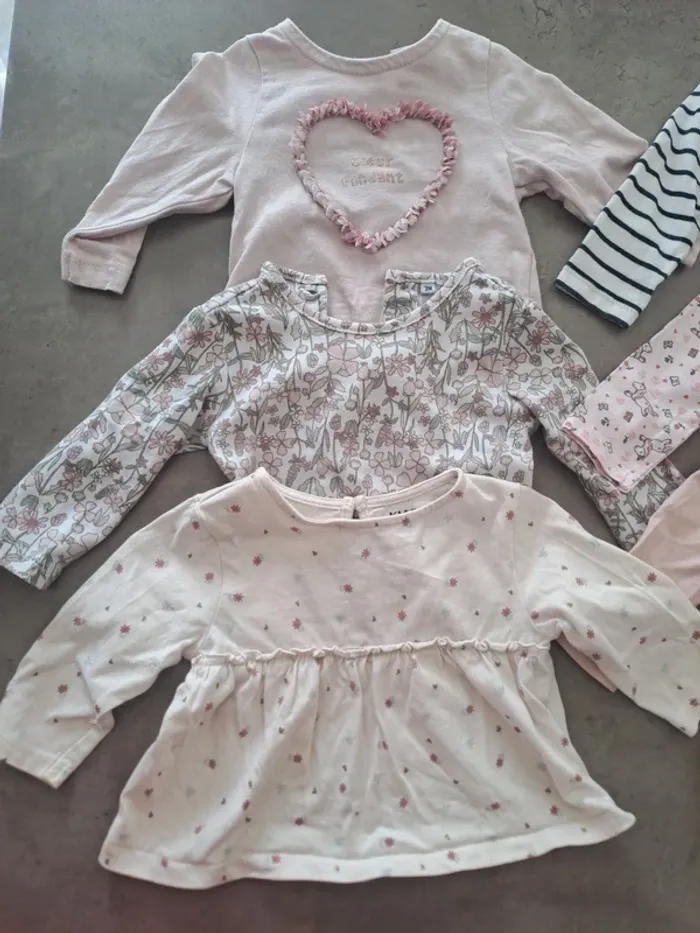 Lots tee-shirt 3 Mois