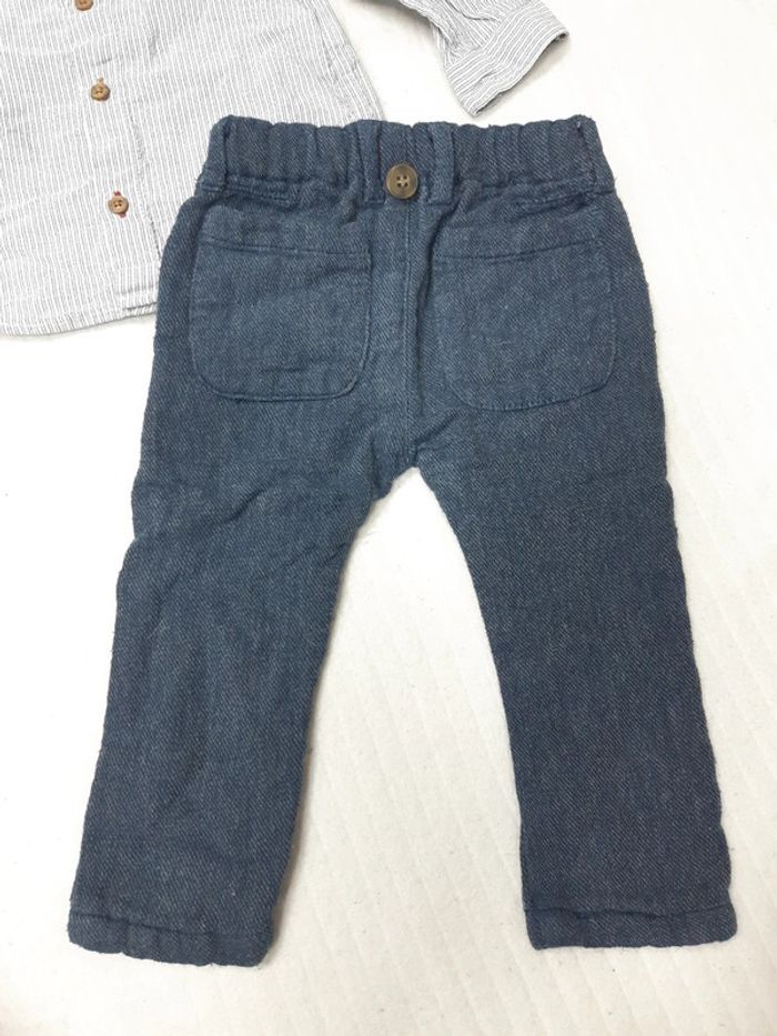 Tenue chemise et pantalon 68 cm - photo numéro 3