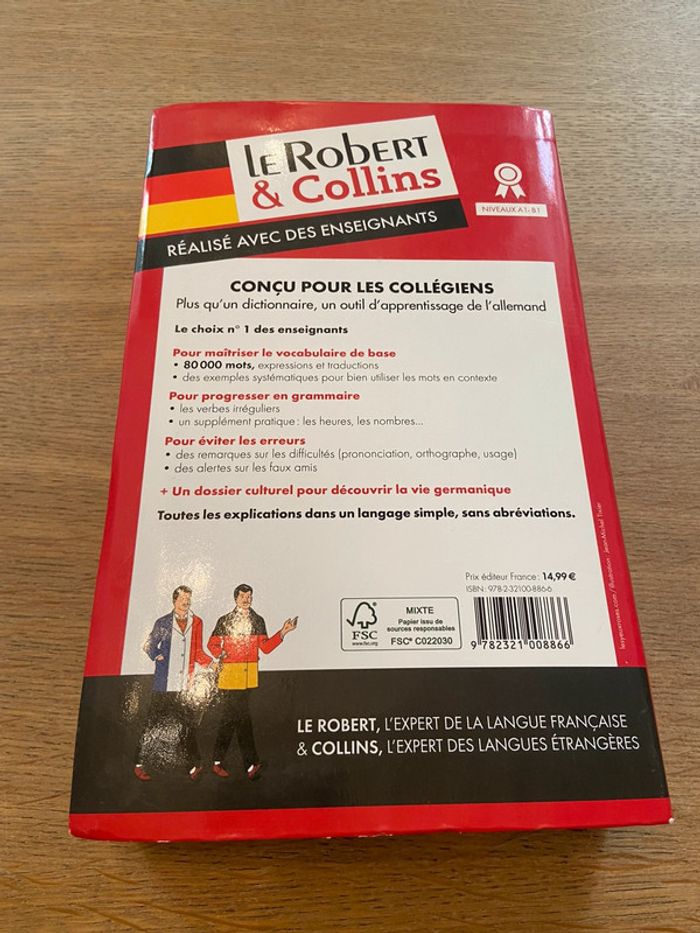Lot Dictionnaire Robert & Collins Allemand collège et cahier d’allemand 6e neuf - photo numéro 12