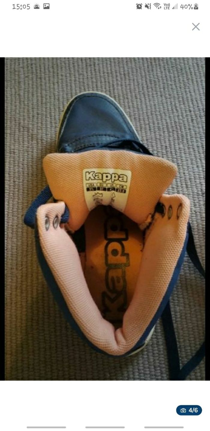 💙KAPPA baskets🧡T37💙 - photo numéro 3