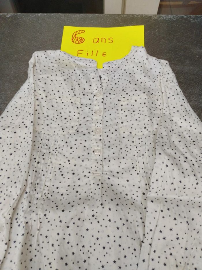 Tunique chemise manches longues 6 ans fille Tape à l'oeil - photo numéro 2
