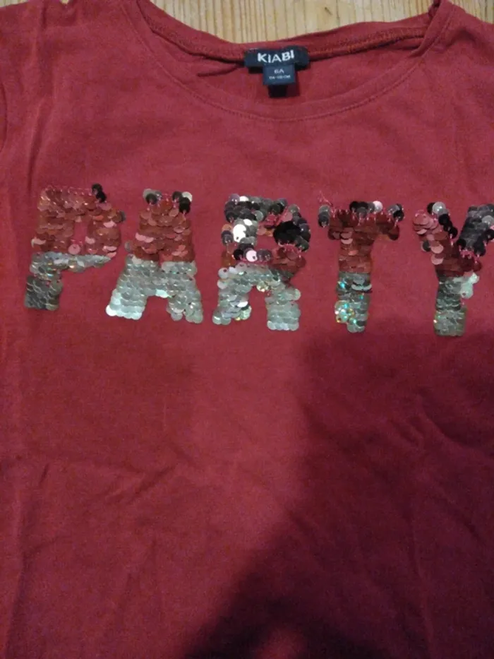 Tee shirt Fille Kiabi 6 ans - photo numéro 3