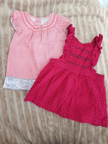 Lot robes / tunique 6 mois Kiabi Vertbaudet très bon état