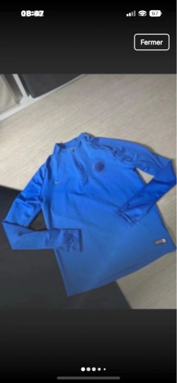 Maillot manches longues foot Nike Chelsea 13/15 ans
