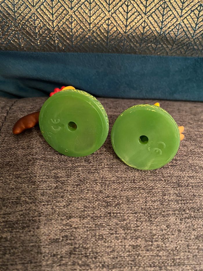 2 figurines coq et poule - photo numéro 2