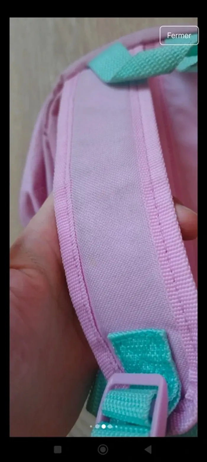 Cartable sac a dos Minnie rose - photo numéro 4