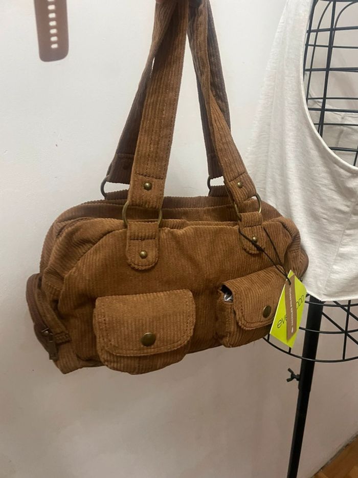 Sac à main de grande marque marron zalando Even&odd - photo numéro 9