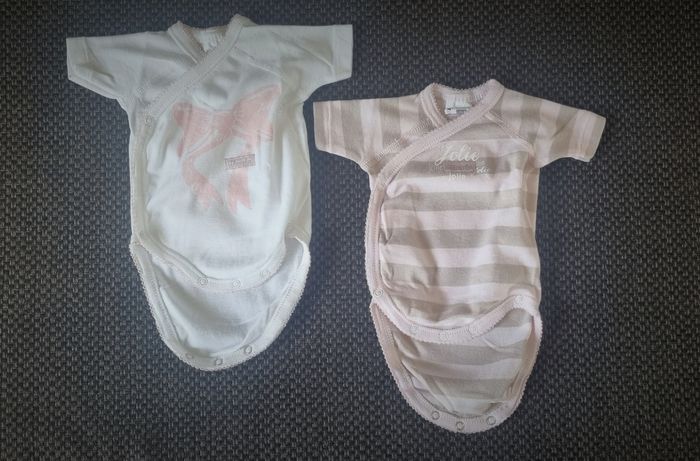 2 bodies été manche courte Absorba - photo numéro 2