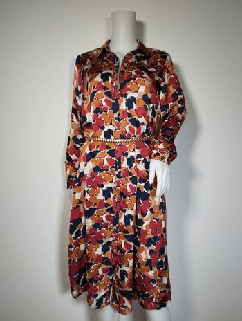 Robe mi longue satinée Freeman T Porter taille s