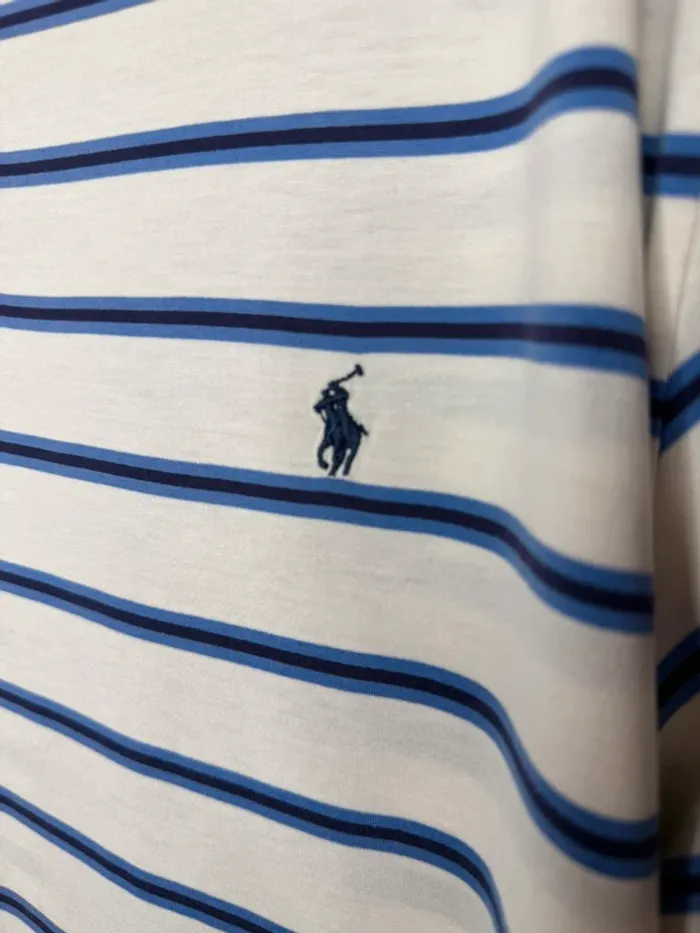 💙 Polo Ralph Lauren / rayer bleue-noir / T-M/L💙 - photo numéro 7