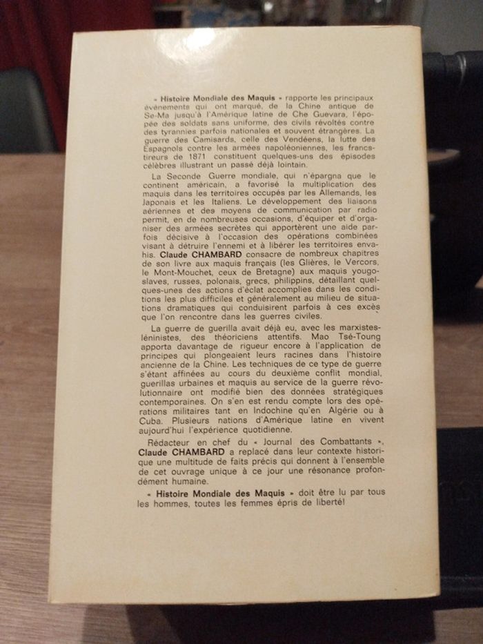 Livre histoire mondiale des maquis - photo numéro 2
