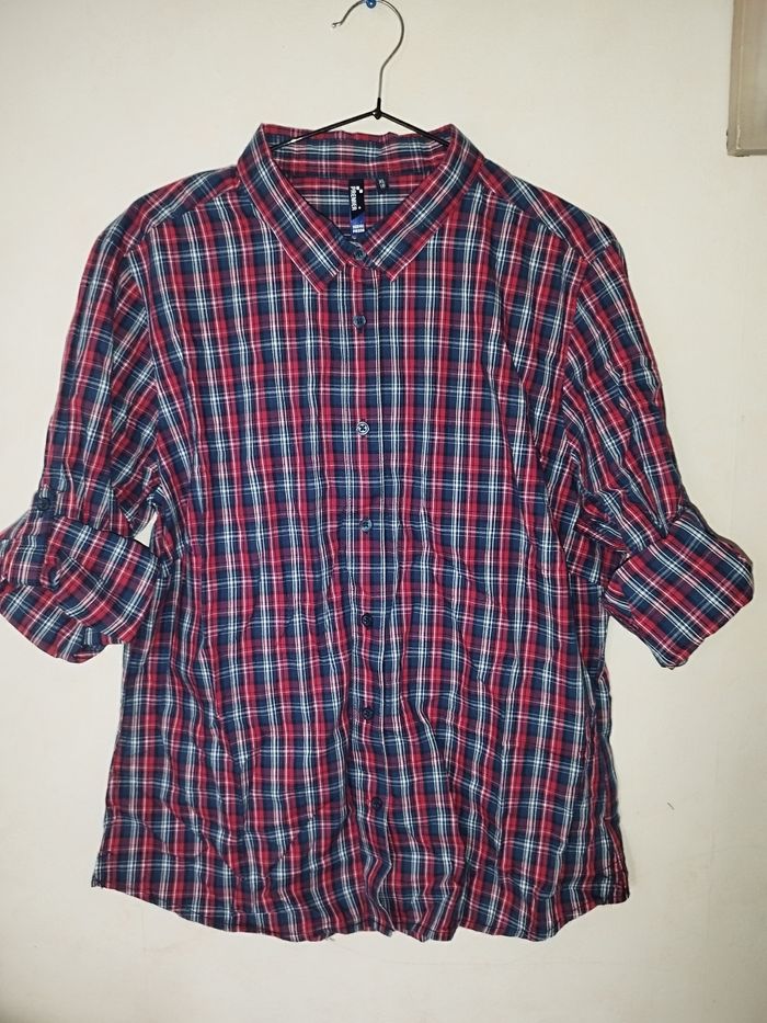 Chemise carrelé femme