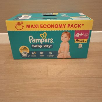 Pampers baby dry taille 4+/98 couches