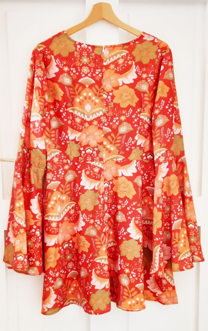 Robe courte style hippie vintage - Cider - (L/ XL) - photo numéro 4