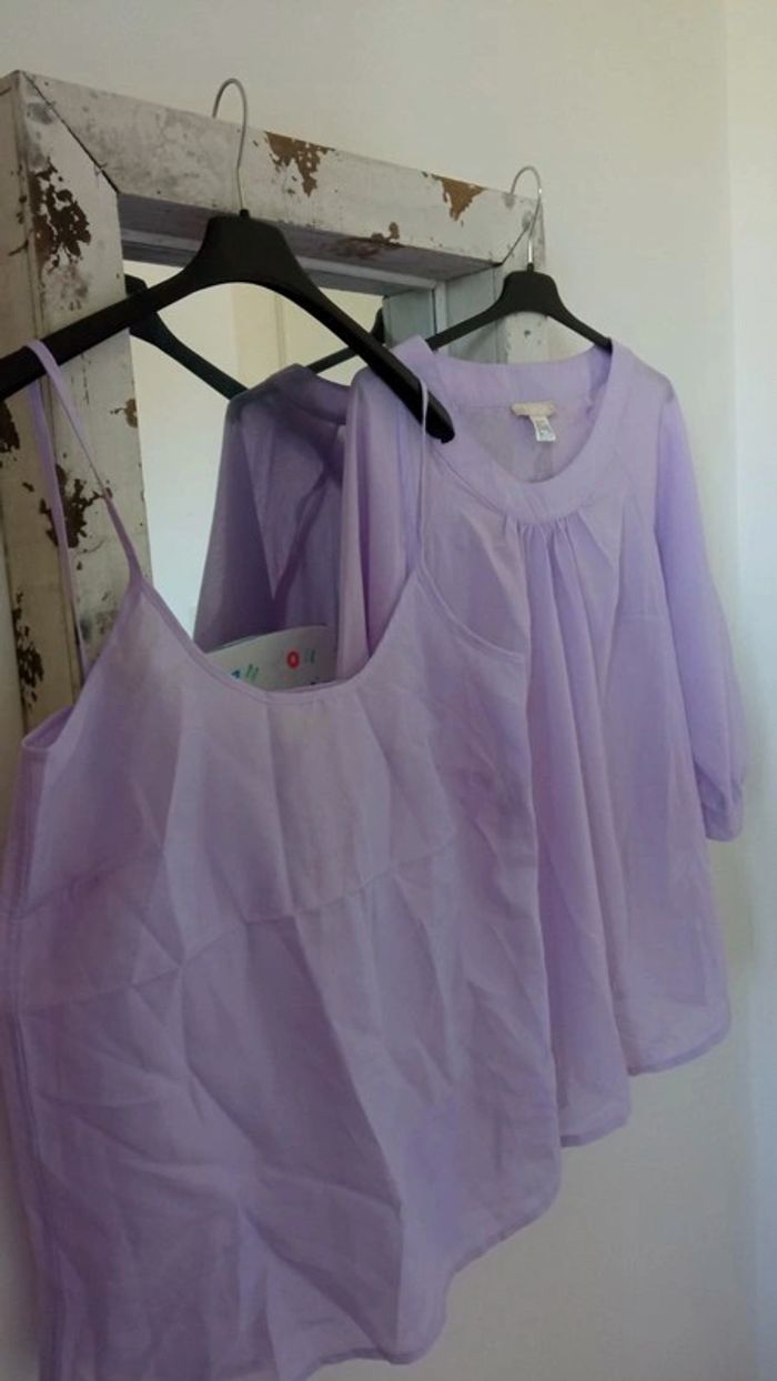 Blouse et débardeur légers 38/40 - photo numéro 2