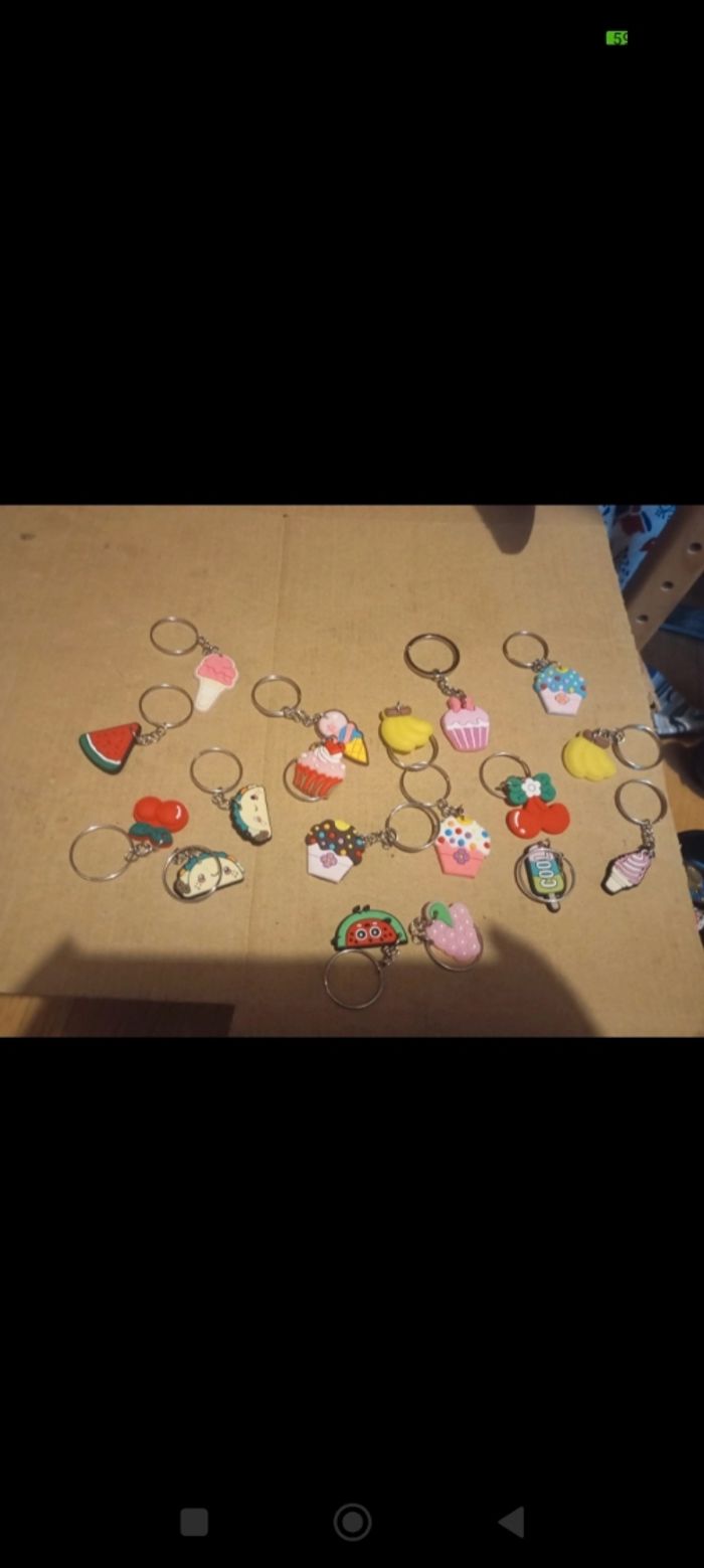 Porte clé nourriture