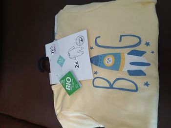 lot 2 pyjamas en coton garcon pieds antiderapants tex baby 86 cm 23 mois 