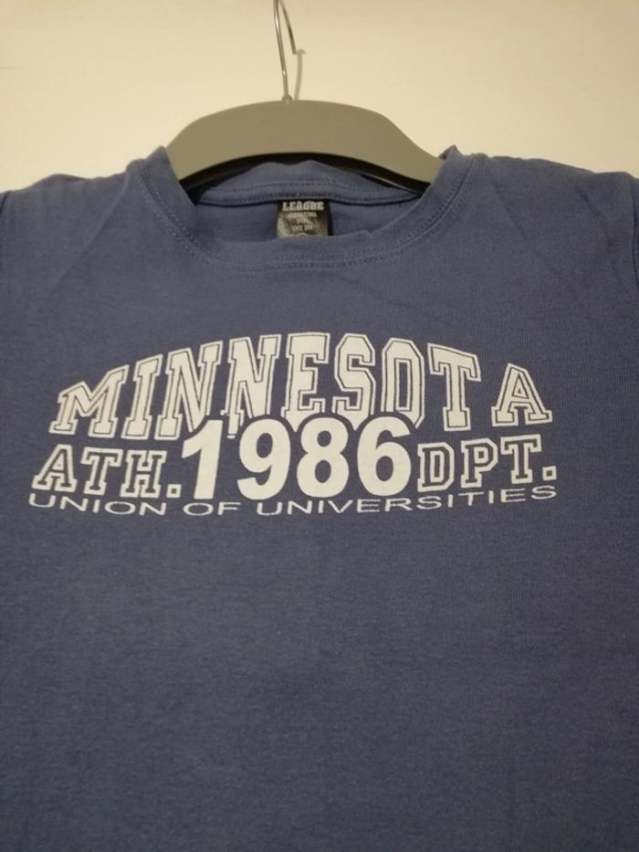 Tee-shirt manches longues bleu 8 ans - photo numéro 4