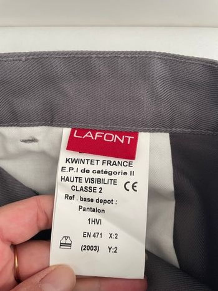 Pantalon travail réfléchissant lafont - photo numéro 5