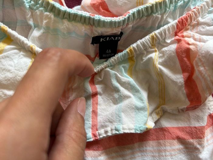 Robe rayée multicolore Kiabi 4 ans - photo numéro 2