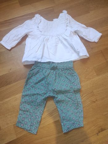 Ensemble chemisier/pantalon