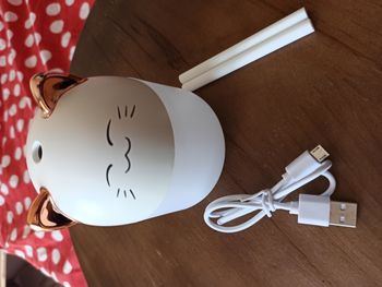 Diffuseur huile essentielle chat lumineux