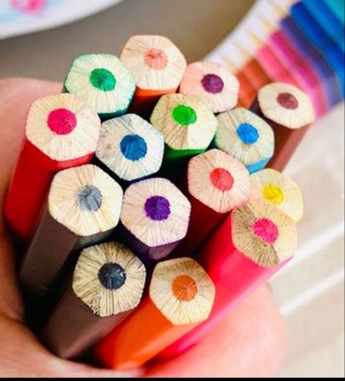 Lot 15 crayons de couleur jumbo + 6 mini crayons - photo numéro 3