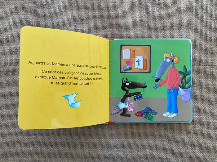 Livre p'tit loup ne met plus de couches Auzou - photo numéro 2