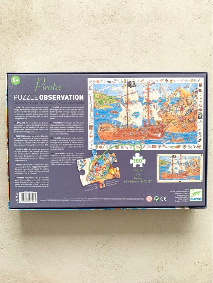 Puzzle 🧩 observation 100 pièces les pirates - photo numéro 2