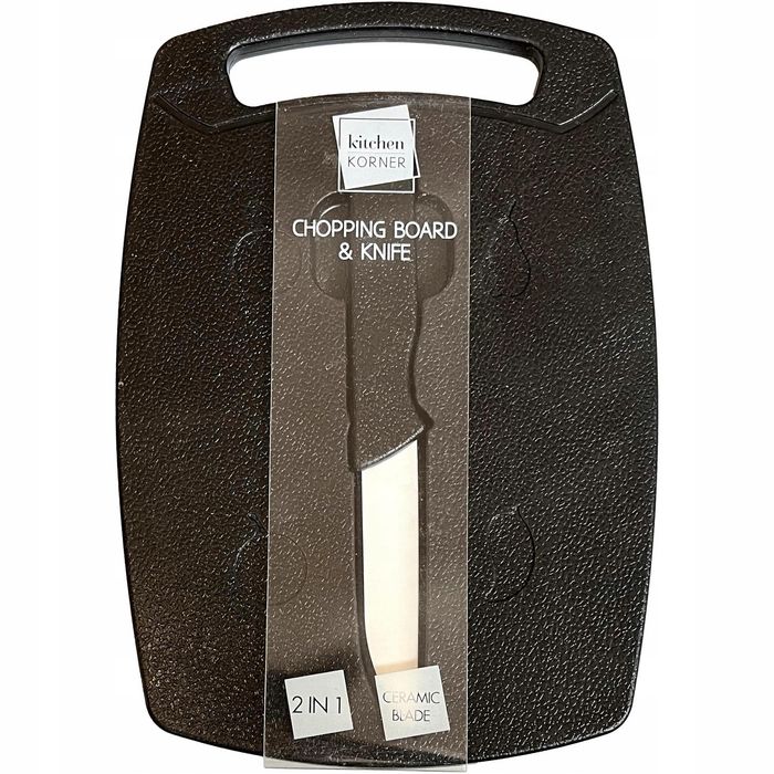 Ensemble Planche à Découper et Couteaux 2 en 1 – Kitchen Korner