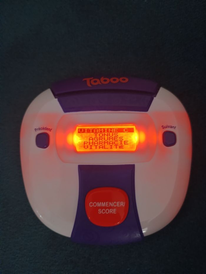 Jeu électronique Taboo - photo numéro 2
