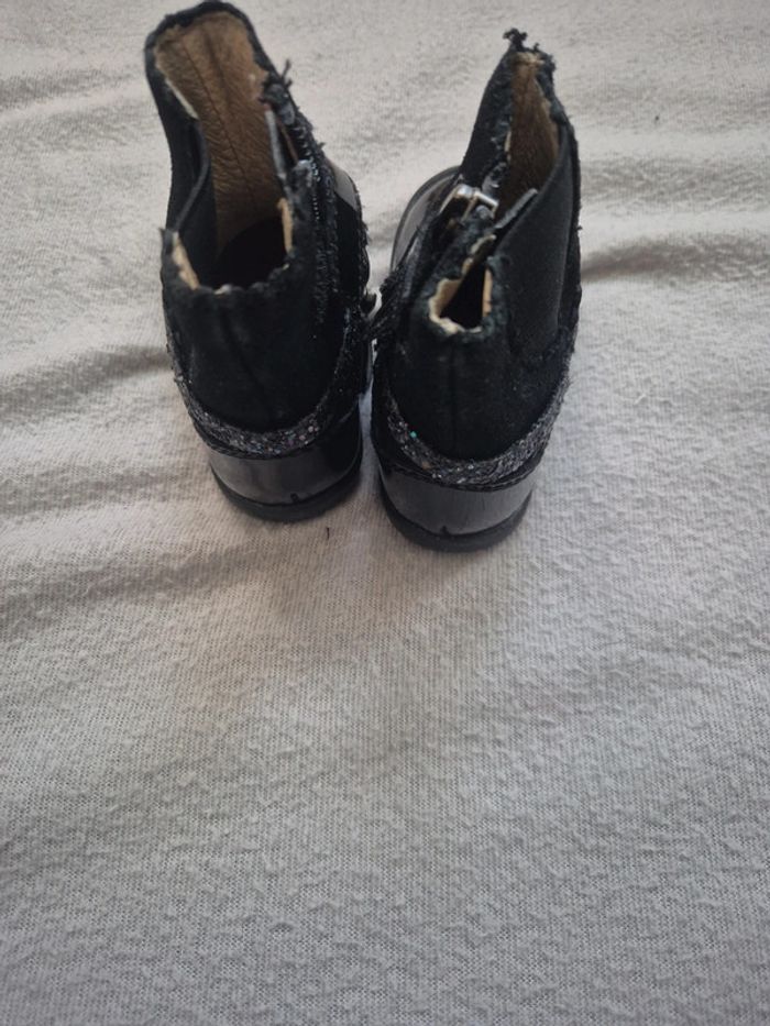 Bottines premiers pas vertbaudet taille 19 - photo numéro 3