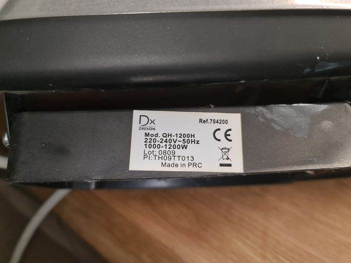 Proche du neuf chauffage mural/Réglette Radiante 1200W de la marque Drexon, - photo numéro 5