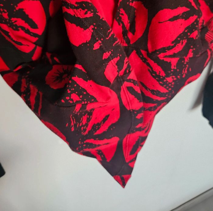 T-shirt rouge et noir Smash taille M - photo numéro 10